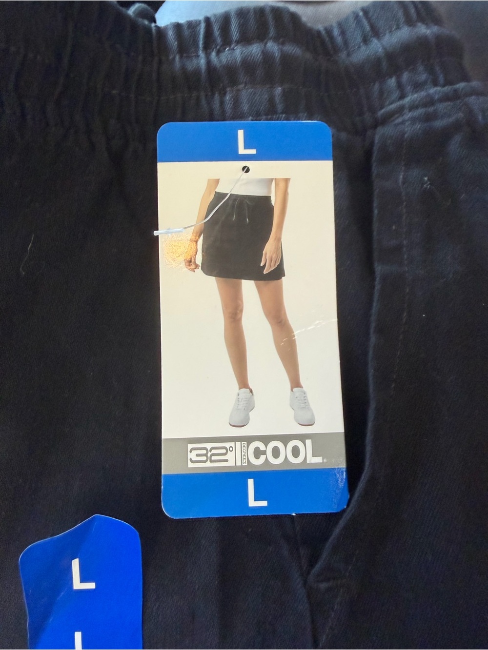 Women's Black Skort - L